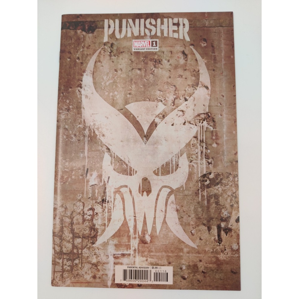 Punisher # 1 (2022, Marvel) 1st Print‎ Spoiler Variant